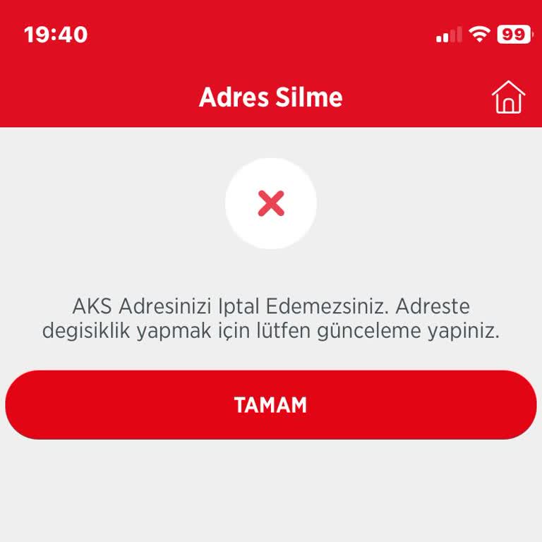Ziraat Bankası Uygulamasında Adres Güncelleme Sorunu