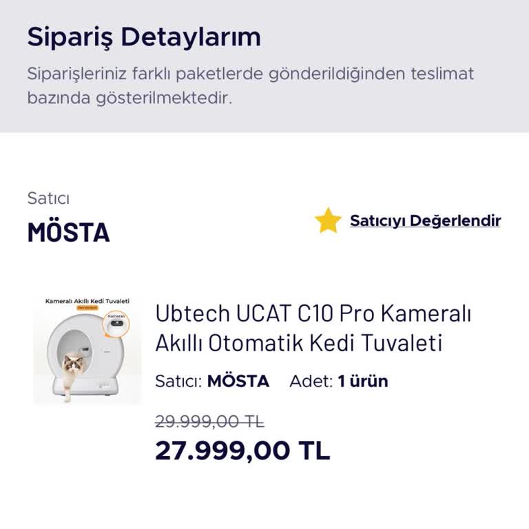 Eksik Parça Nedeniyle Dağılan Kedi Kumu