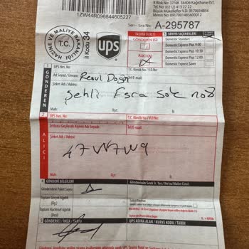 UPS Türkiye'nin Kargo İade Sürecindeki Sorunları