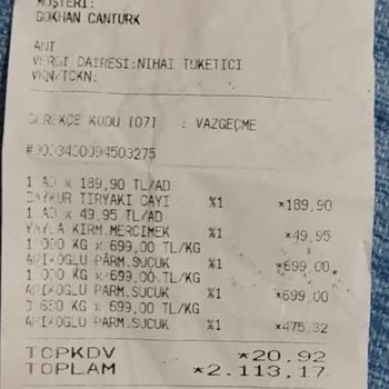 Eksik İade: Migros Sanal Market Alışverişinde Sorun