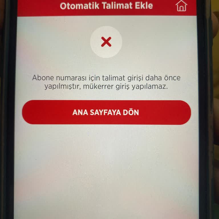 Otomatik Ödeme Talimatı İptal Edilemiyor: Çözüm Arayışı
