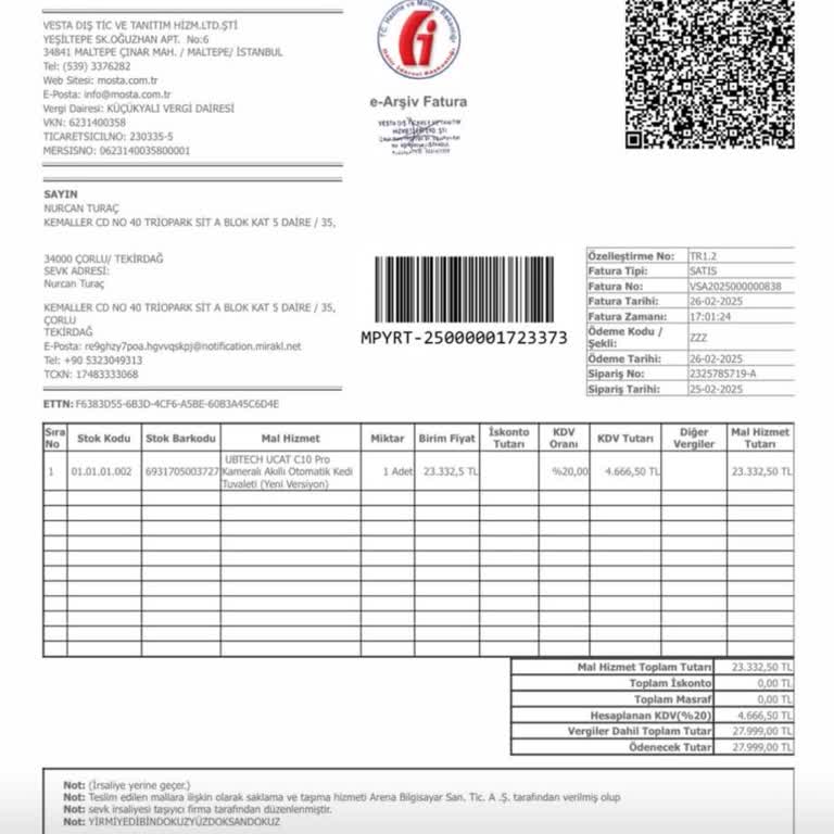 Eksik Parça Nedeniyle Kullanılamayan Akıllı Kedi Tuvaleti