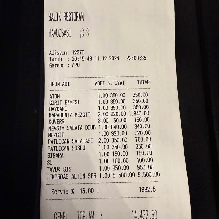 Havuzbaşı Restaurant Yenikapı Çok Pahalı