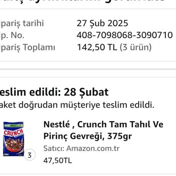 Amazon'da Yanlış Sipariş Ve İade Sorunu