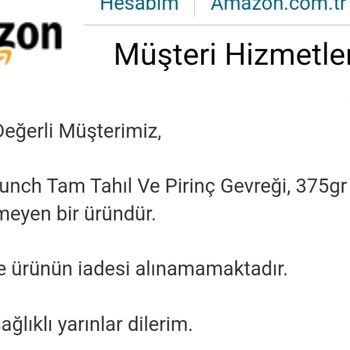 Amazon'da Yanlış Sipariş Ve İade Sorunu
