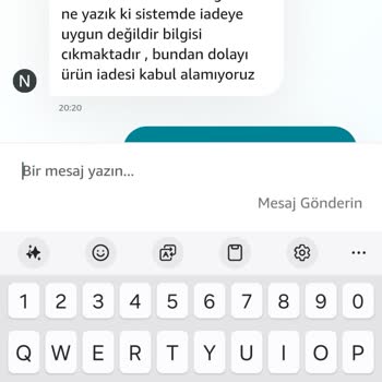 Amazon'da Yanlış Sipariş Ve İade Sorunu