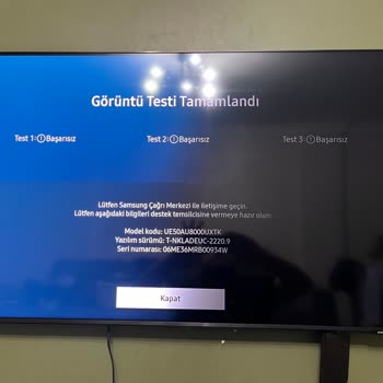 Samsung TV'de Sürekli Ekran Sorunu