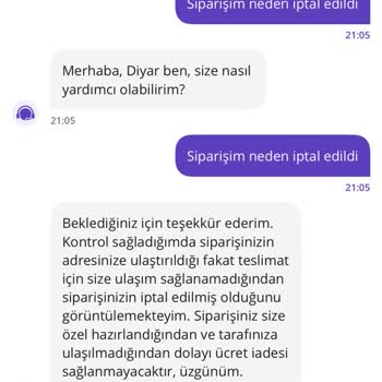 Kapıya Gelmeyen Sipariş Ve İade Sorunu