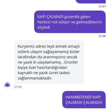 Kapıya Gelmeyen Sipariş Ve İade Sorunu