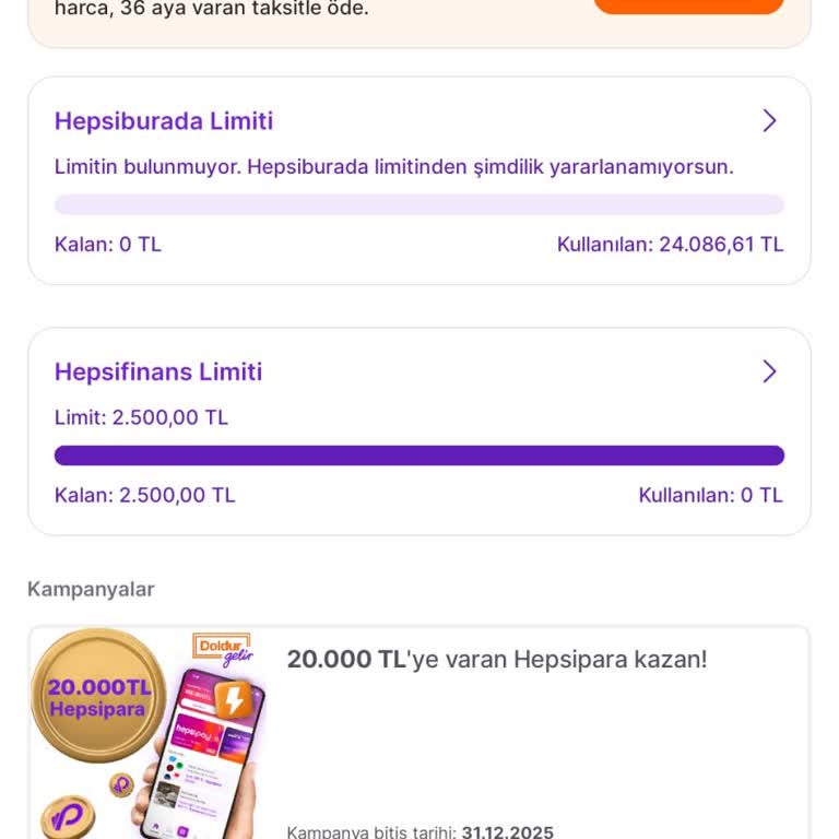 Hepsiburada Limit Hatası: Ödeme Sorunu Yaşanıyor