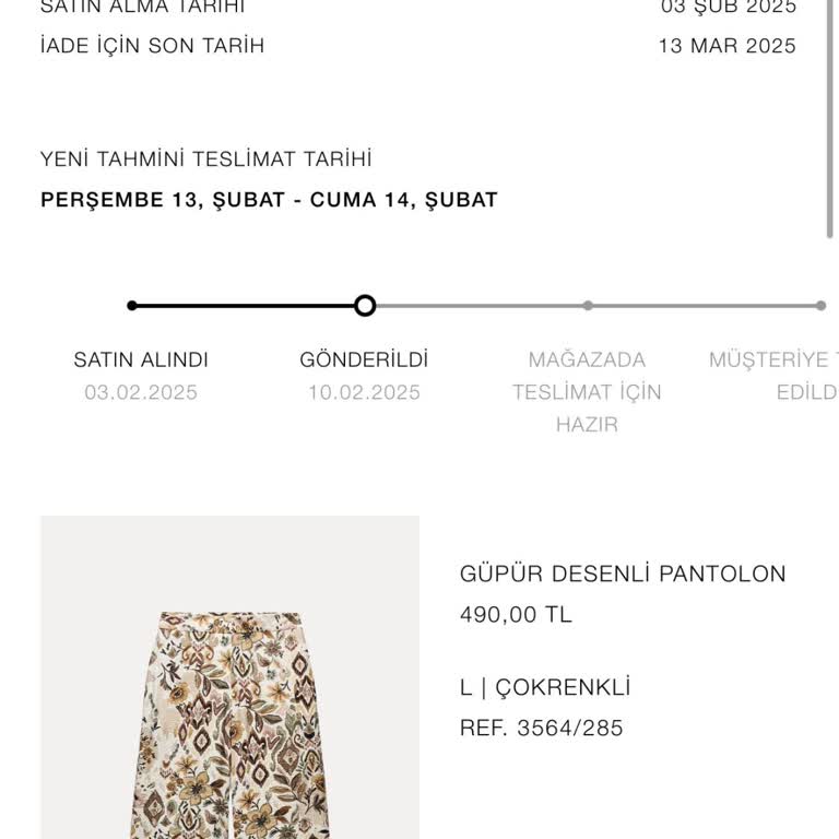 Zara Online Alışverişte Teslimat Ve İptal Sorunu