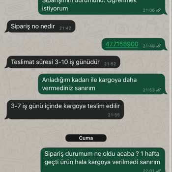 Moonriver'dan Sipariş Verdim, Ürün Hala Kargoya Verilmedi