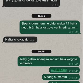 Moonriver'dan Sipariş Verdim, Ürün Hala Kargoya Verilmedi