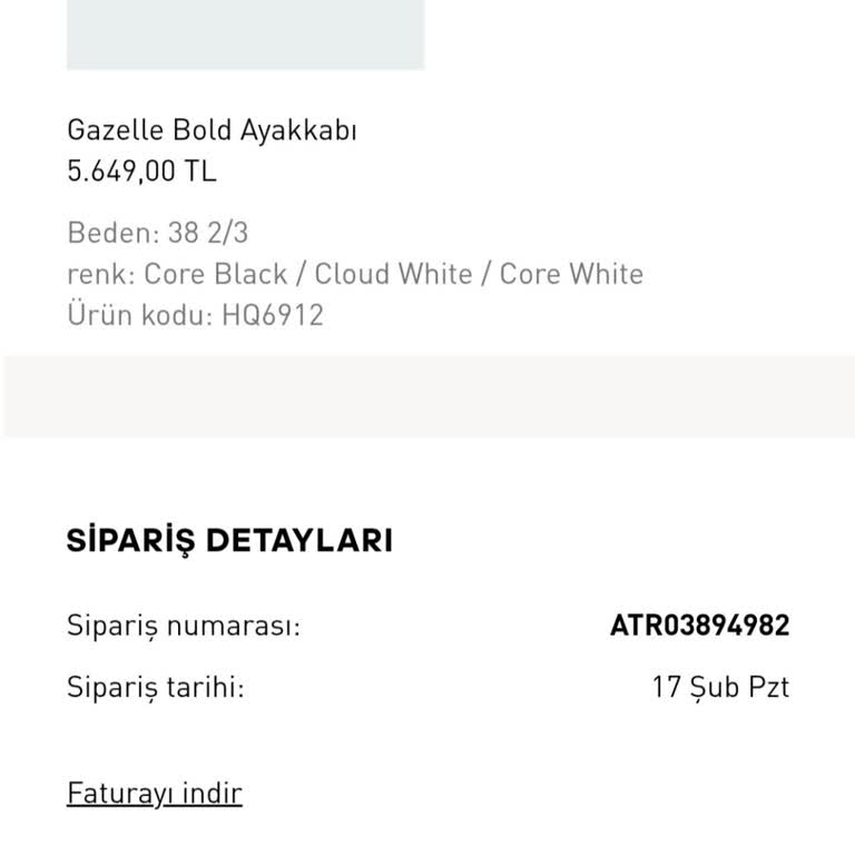 Adidas'tan İade Edilmeyen Ücret Ve Kargo Sorunu