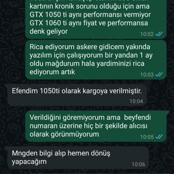 Ekran Kartı Sorunu Ve Yanıltıcı Hizmet