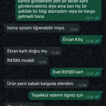 Ekran Kartı Sorunu Ve Yanıltıcı Hizmet
