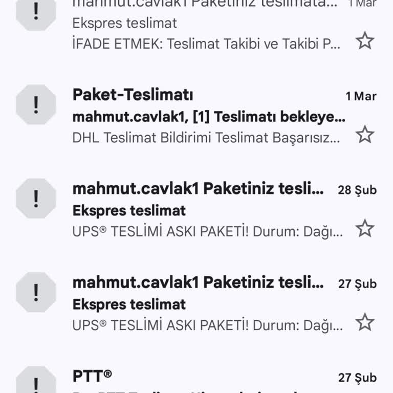 Bilinmeyen Kargo Mailleriyle Gelen Gizemli Tehdit