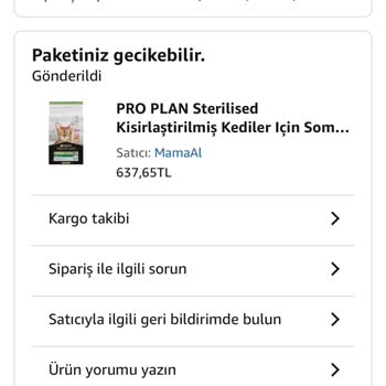 Amazon Siparişimde Sürekli Gecikme Ve İletişim Sorunu