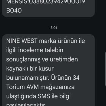 Nine West Botun Tabanı 30 Dakikada Çatladı