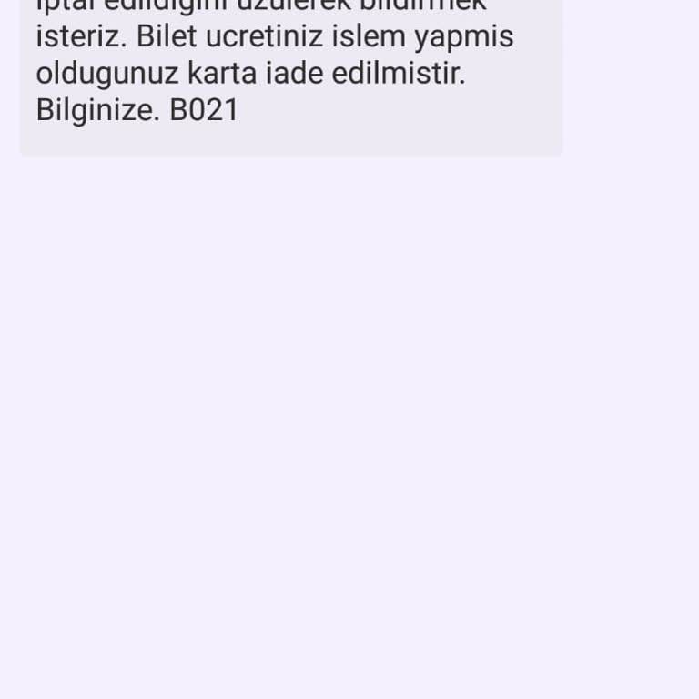 Obilet'ten Alınan Bilette Mağduriyet Yaşadım
