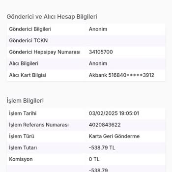 Akbank'ta Kaybolan İade Ücreti