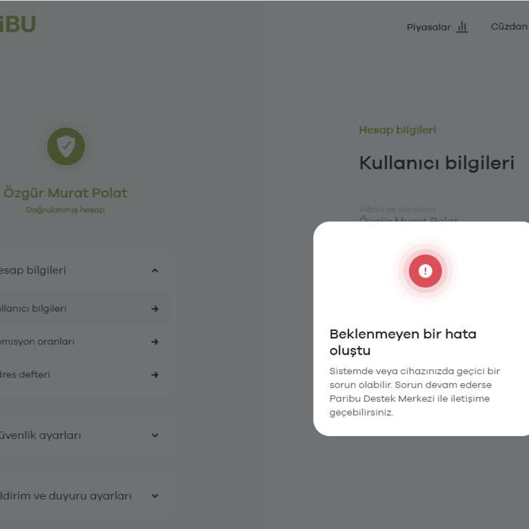 Paribu'da İşlem Sorunu Ve Yüksek Komisyon Şikayeti