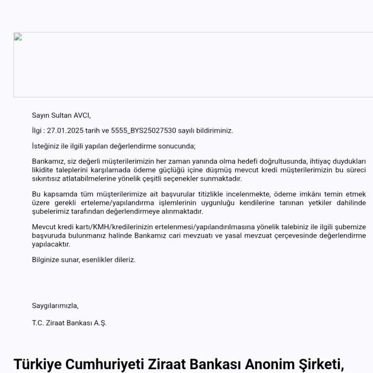 Kredi Kartı Borcunu Yapılandırma Engeli