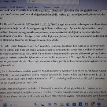 Eksik Ürün Ve Haksız Ücretlendirme Mağduriyeti