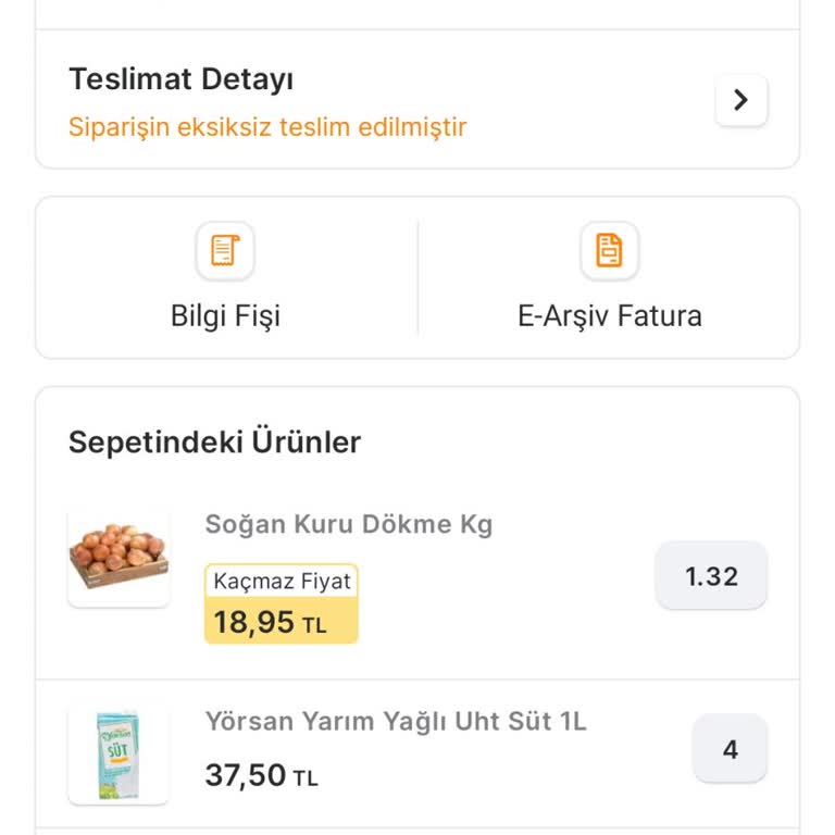 Sipariş İadesi Ve Eksik Ürün Sorunu Çözülmüyor