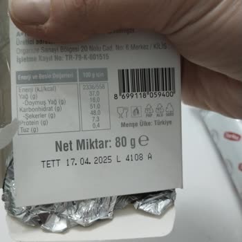 A101 Küflü Ve Bozuk Antep Fıstıklı Çikolata Hayal Kırıklığı!