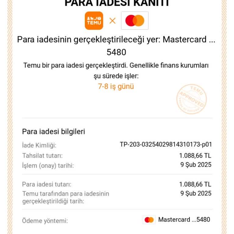 İade Ücretinin Gecikmesi Hakkında Acil Yardım Talebi