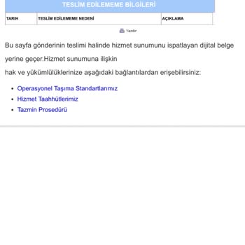 Kayıp Kargo: Yanıltıcı Teslimat Bilgisi