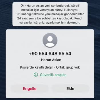 Sahte Link Ve Engellenme Deneyimi