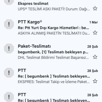 Şüpheli Kargo Mailleriyle Gelen Tehdit