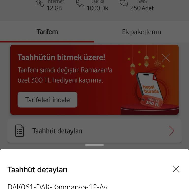 Vodafone Taahhüt Süresi İhlali Ve Müşteri Mağduriyeti