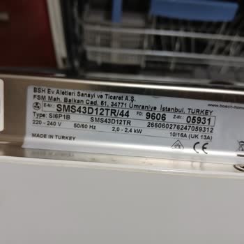 Bosch Bulaşık Makinesi E-09 Hatası Ve Yüksek Onarım Maliyeti