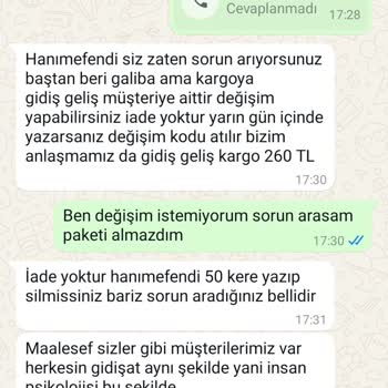 Kullanılmış Ve Defolu Ürün Mağduriyeti