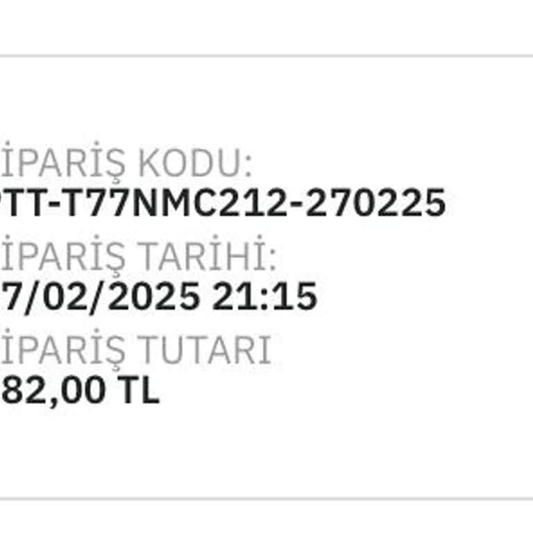 Epttavm'den Verilen Siparişin Kargoya Verilmemesi