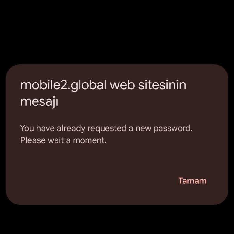 Şifre Yenileme Sorunu Ve Destek Eksikliği