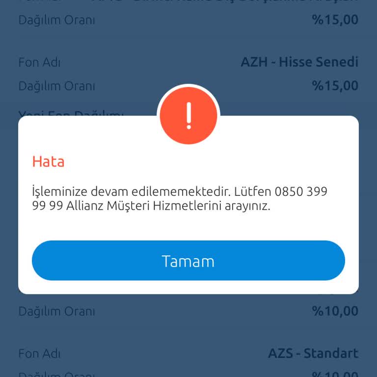Allianz BES Fon Değişikliği Sorunu