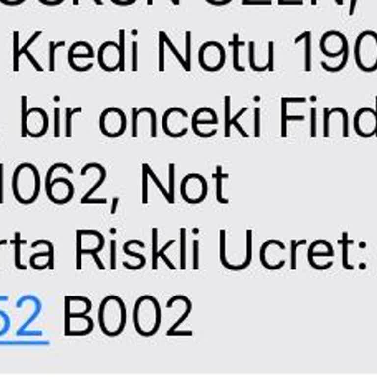 Findeks Risk Raporu Yanlış Değerlendirme Sorunu