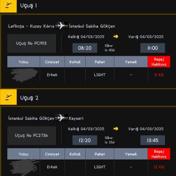 Pegasus'un Direkt Uçuşta Bagaj Hakkı Sorunu