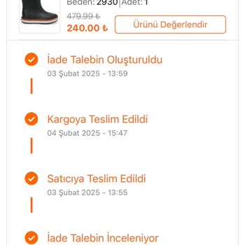 Eksik Ürün İadesi Ve Yanıtsız Müşteri Hizmetleri