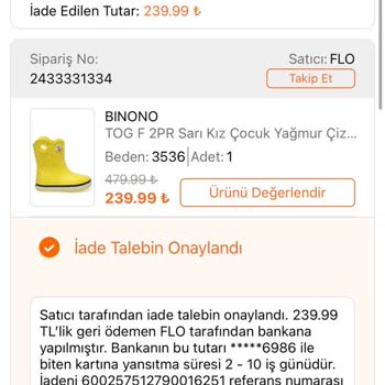 Eksik Ürün İadesi Ve Yanıtsız Müşteri Hizmetleri