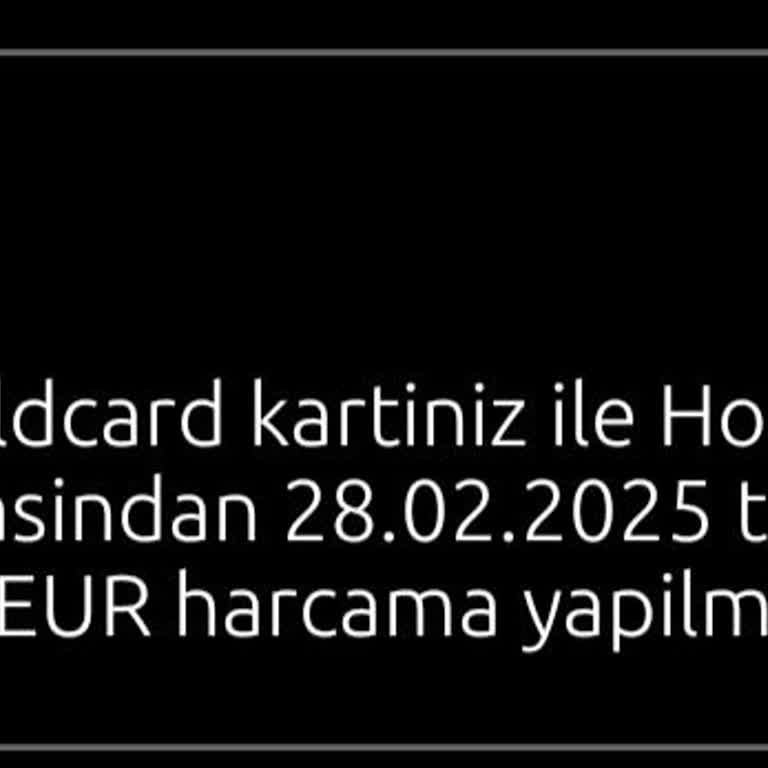 Yapı Kredi'den Onaysız Yüksek Tutar İşlemi