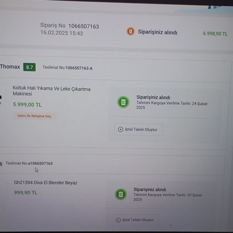 Koçtaş Sipariş Teslimat Sorunu: Ürün Teslim Edilmedi!