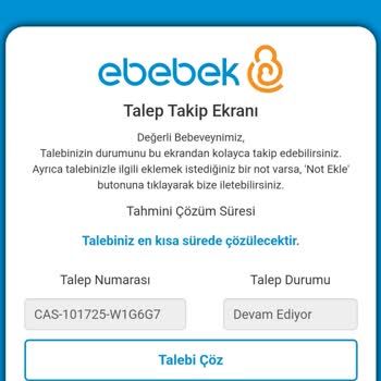 Ebebek'te İade Süresi Dolmadan İade Yapılamadı!