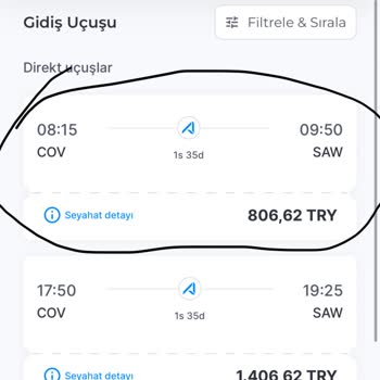 Bilet Değişikliğinde Fahiş Fiyat Politikası Ve Müşteri Hizmetleri Sorunu