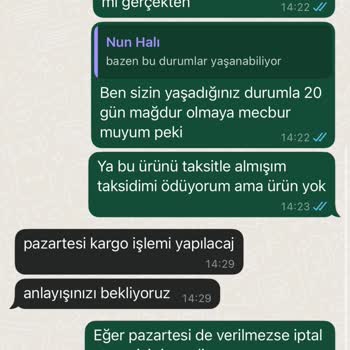 Sipariş İptali Ve Gecikmeli Teslimat Sorunu