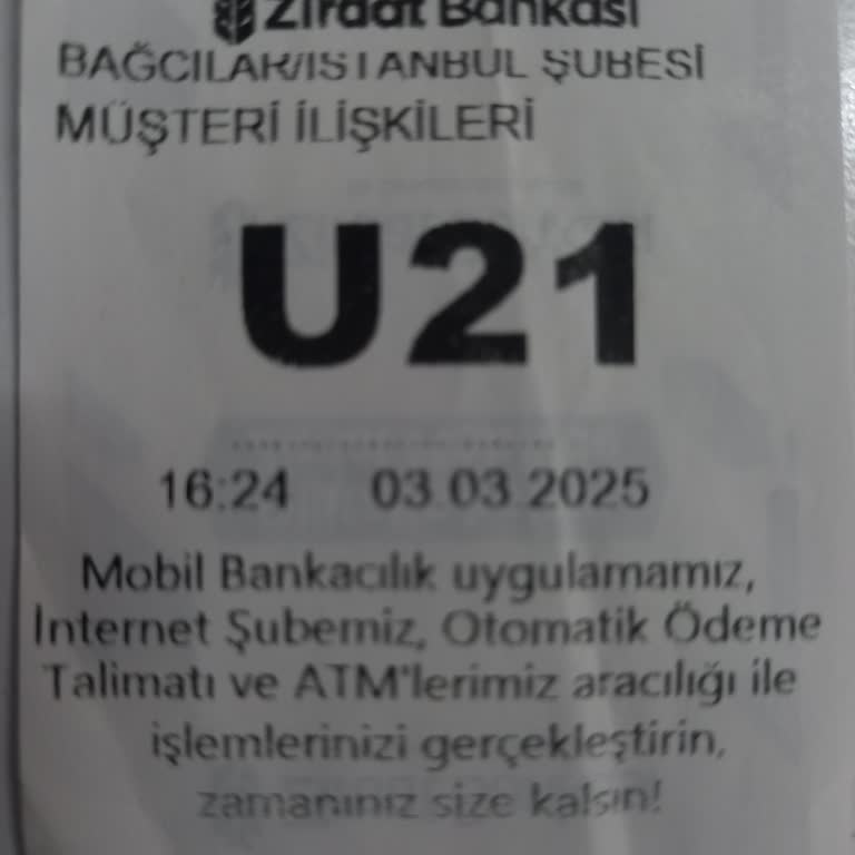 Ziraat Bankası'nda Otomatik Ödeme Talimatı İptal Çilesi